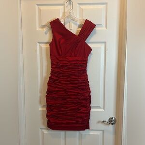 Calvin Klein Red Cocktail Dress 4